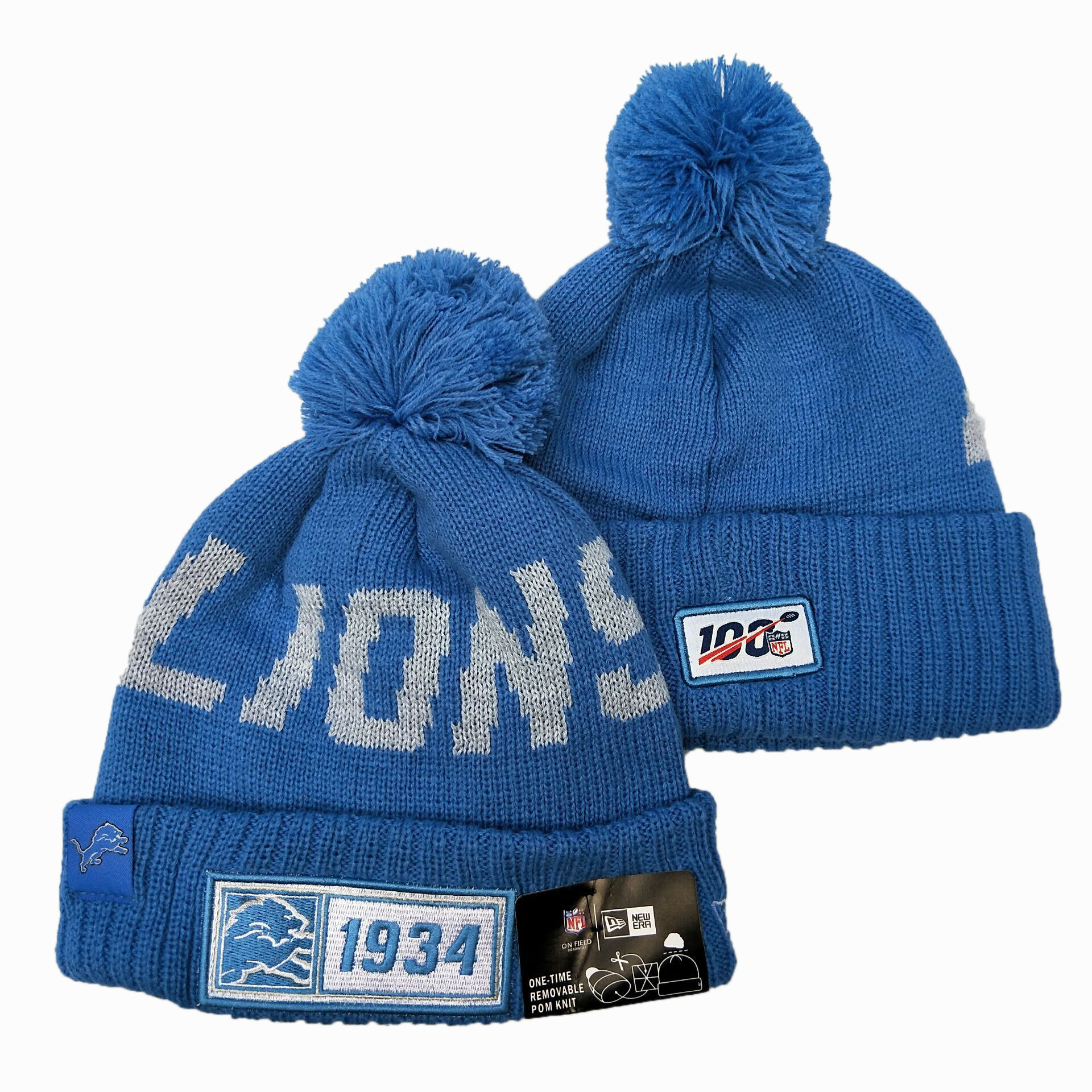 Detroit Lions Knit Hats 027